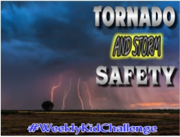 Join us for this #WeeklyKidChallenge as we learn tornado and storm safety, get prepared, and practice our emergency plan.