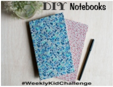 Make notebooks for others to leave messages in! #WeeklyKidChallenge