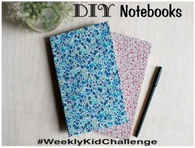 Make notebooks for others to leave messages in! #WeeklyKidChallenge